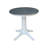 Dajanai 2 - Person Solid Wood Top Pedestal Dining Set-488642476