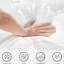 Grand matelas de 12 pouces avec ressorts ensachés individuels, mousse viscoélastique respirante, housse tricotée douce et douce, support inférieur, couches de mousse multiples, relief, isolement par mouvement 100-1129516047-1129516082