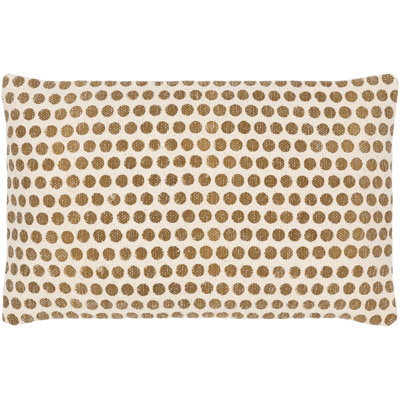 Zetta Polka Dots Cotton Throw Pillow