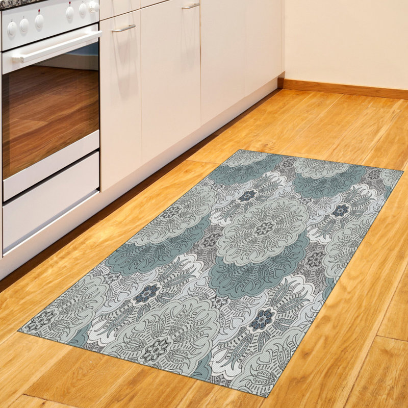 Ethnic High Density Long Fiber Poly Threads Decorative Area Rug Carpet, Rectangle 2'7" x 5'