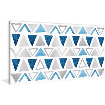 Shaded Triangles' Painting Print on Wrapped Canvas -  Marmont Hill, MH-CUSCOLOR-02-C-24