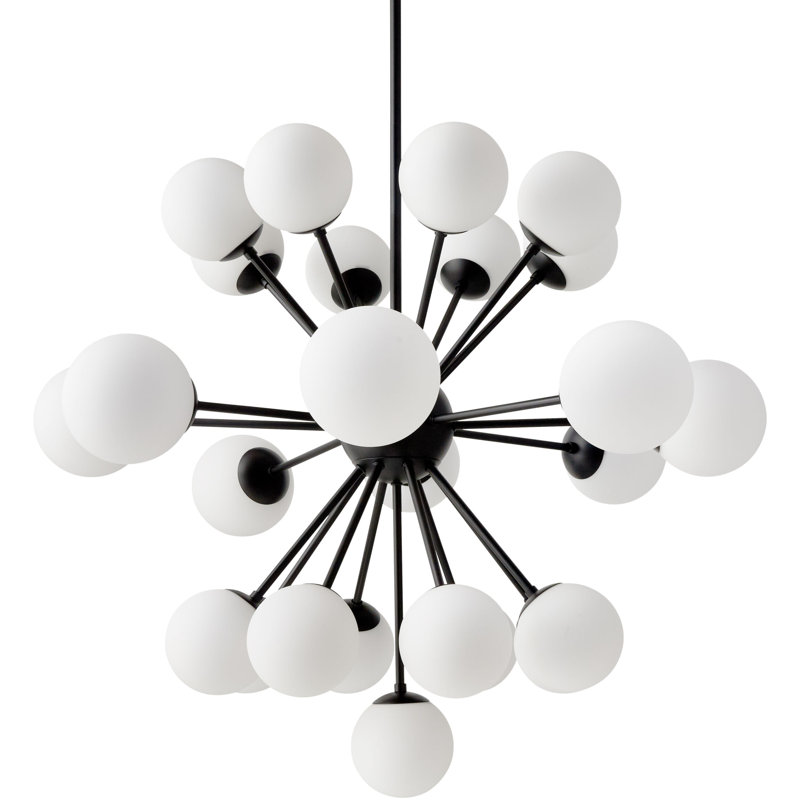 Liesse Chandelier, Matte Black