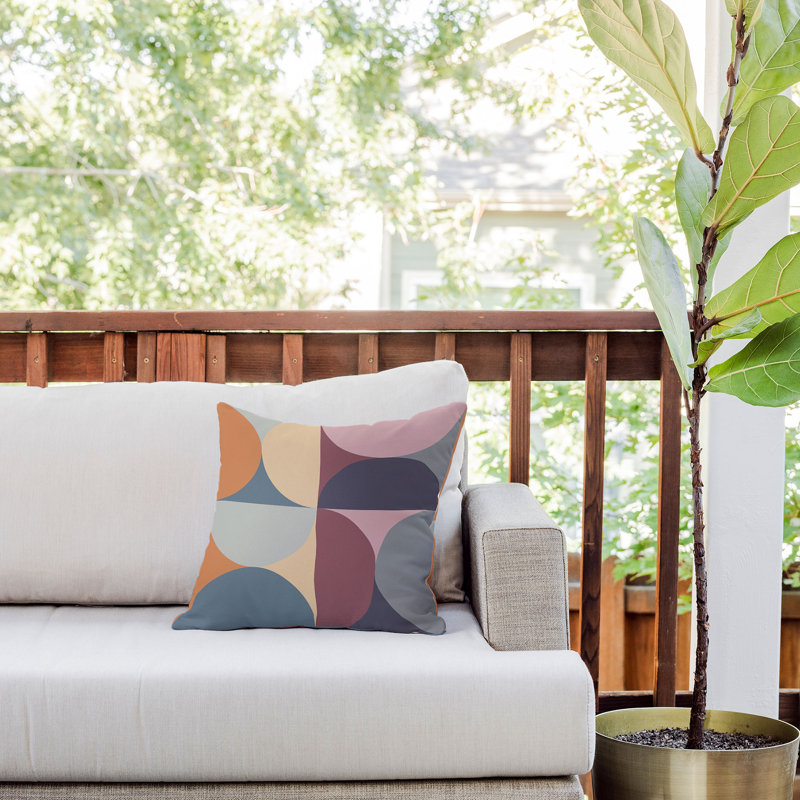  Polyester Indoor/Outdoor Throw Pillow, 16" x 16"