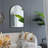 Iron Frame Vertical Arch Mirror-84364175