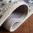 Martha Stewart Hand Tufted Wool/Cotton Damask Rug in Blue/Ivory-70935257
