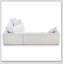 Canapé d'angle Ivory Boucle
