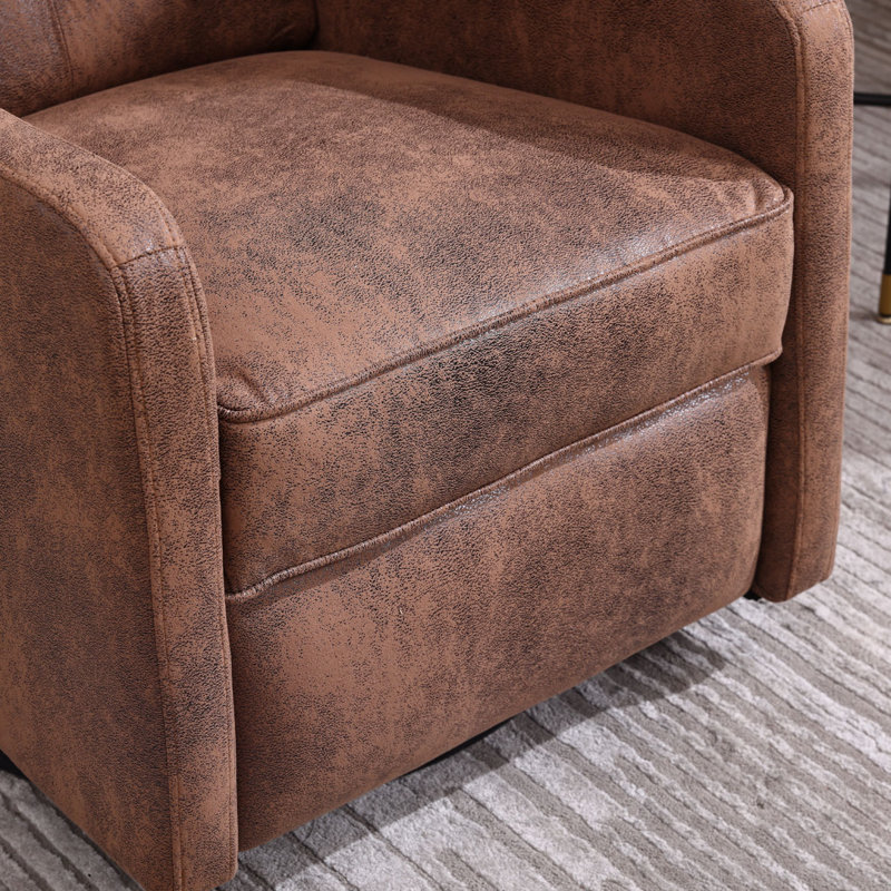 Rocking Recliner, Coffee Microsuede