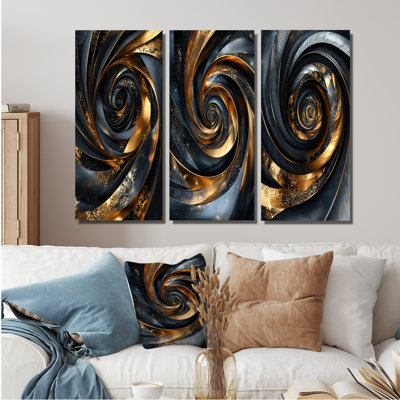 Abstract Spirals In Tones I - Modern Wall Art Collection