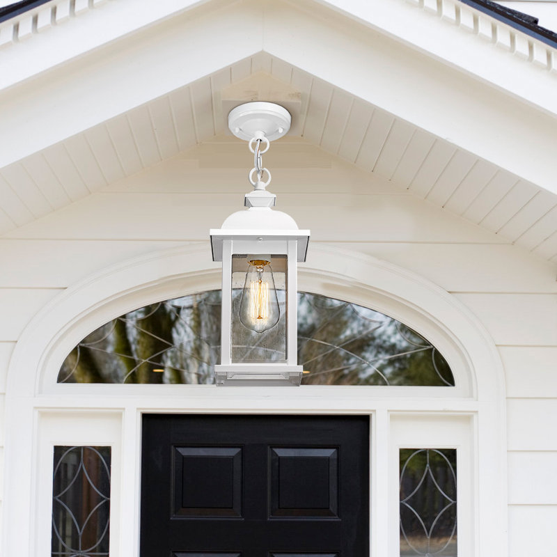 Nador Outdoor Hanging Lantern, White