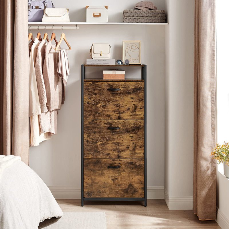 18 Pair Flip Down Shoe Storage