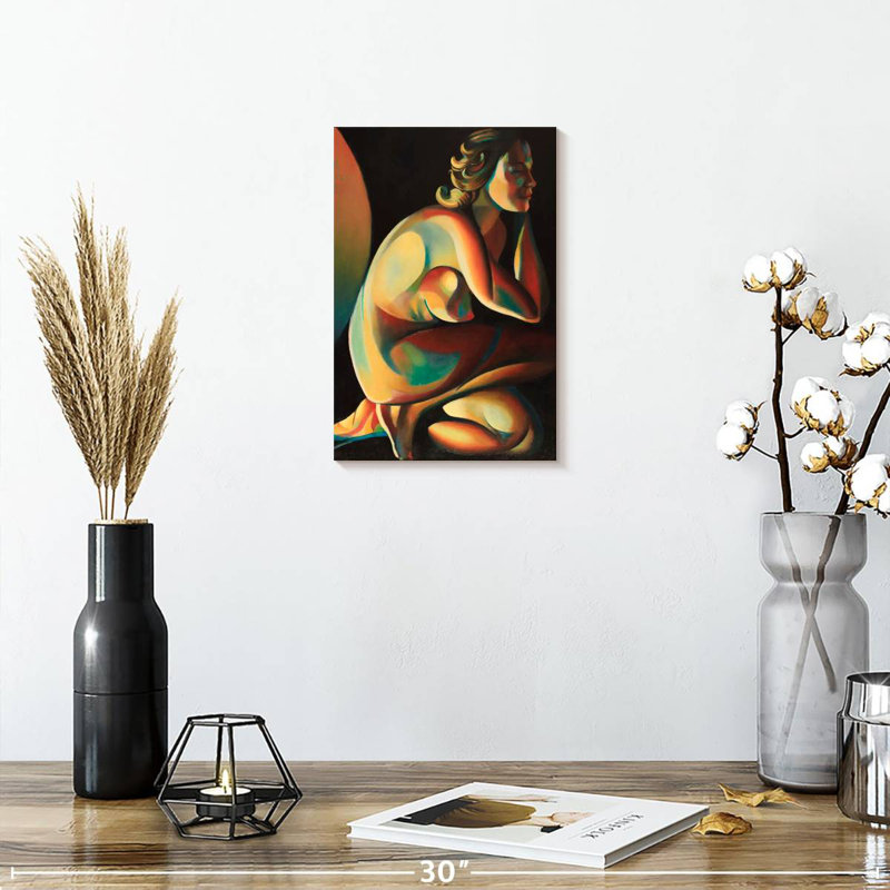 Leisha Roundism X, 12" H x 8" W