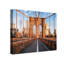 New York Brooklyn Bridge - No Frame Print on Canvas-69802982