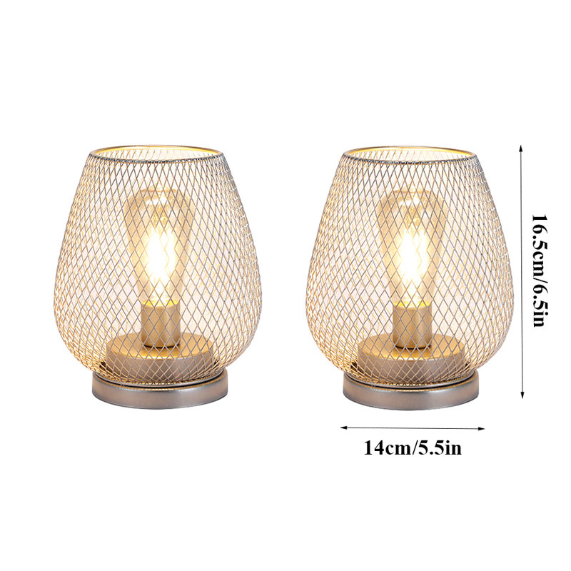 Lampe fantaisie en métal, Noir