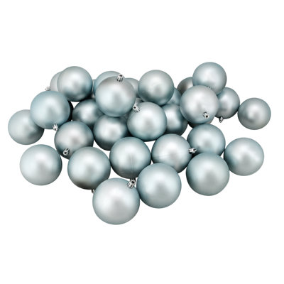 Boules de Noël incassables mates 3,25 po (80 mm)