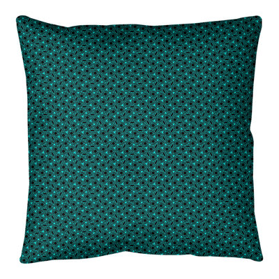 Coussin de sol à motif de treillis hexagonal Katelyn Elizabeth