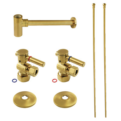 Ensemble de fournitures de plomberie moderne Kingston Brass Trimscape