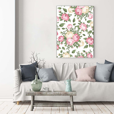 Roses - Wrapped Canvas Print