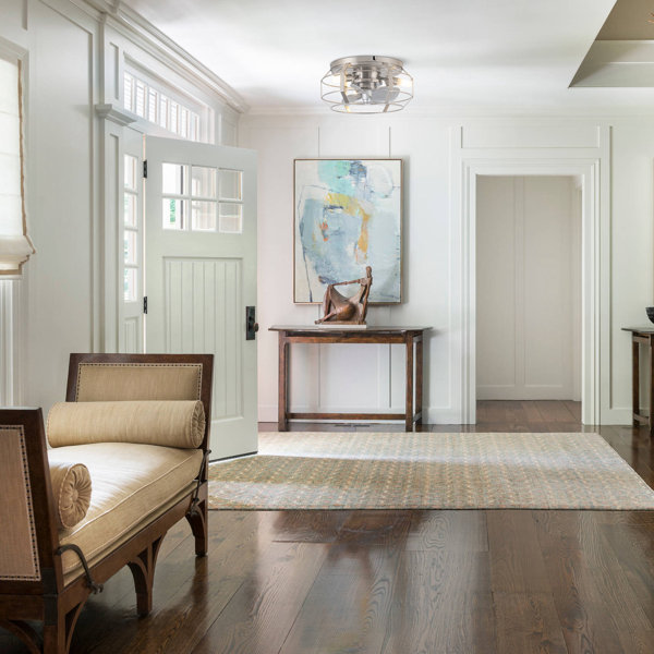 Trent Austin Design® Rakestraw 12.2'' Flush Mount Caged Ceiling Fan ...