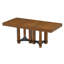 Ensemble de table de salle à manger extensible 76,4 pouces Rustic 7 pièces avec rallonge amovible de 18 pouces, 2 fauteuils et 4 chaises sans accoudoirs-251335832-251335835