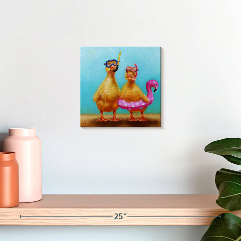 Crowle Pool Party, 10" H x 10" W