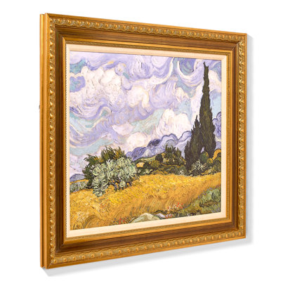 " Wheat Field With Cypresses " by Vincent Van Gogh