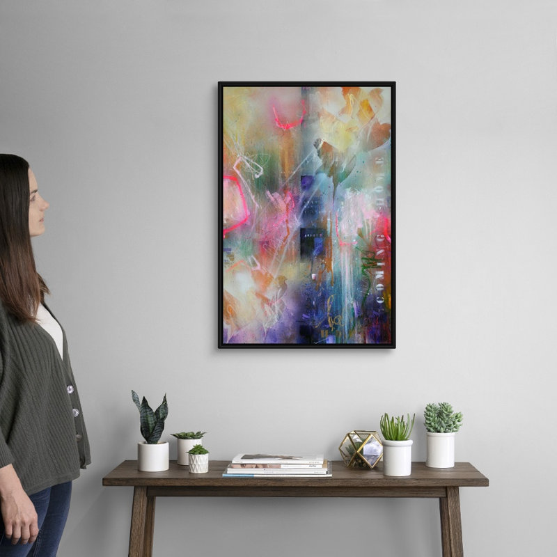 Reproduction d’art sur toile, "Coming Home no. 3" par BEA garding Schubert, H 32 po x l 22 po x P 1,75 po, Cadre noir