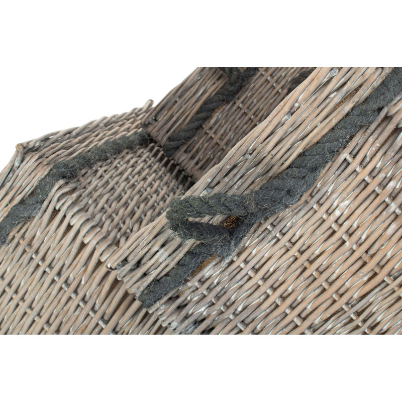 Fleur De Lis Living 3 Piece Wicker Storage Basket Set