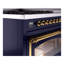 ILVE UN48FNMPEGG Nostalgie II Noblesse 48 inch Dual Fuel Range (8 Sealed Burners + Griddle, Triple Glass Door)-264993570-264993626-264993630