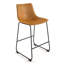 Tabouret de bar et de comptoir en cuir végétalien Nia-381848440-383359852-291823921