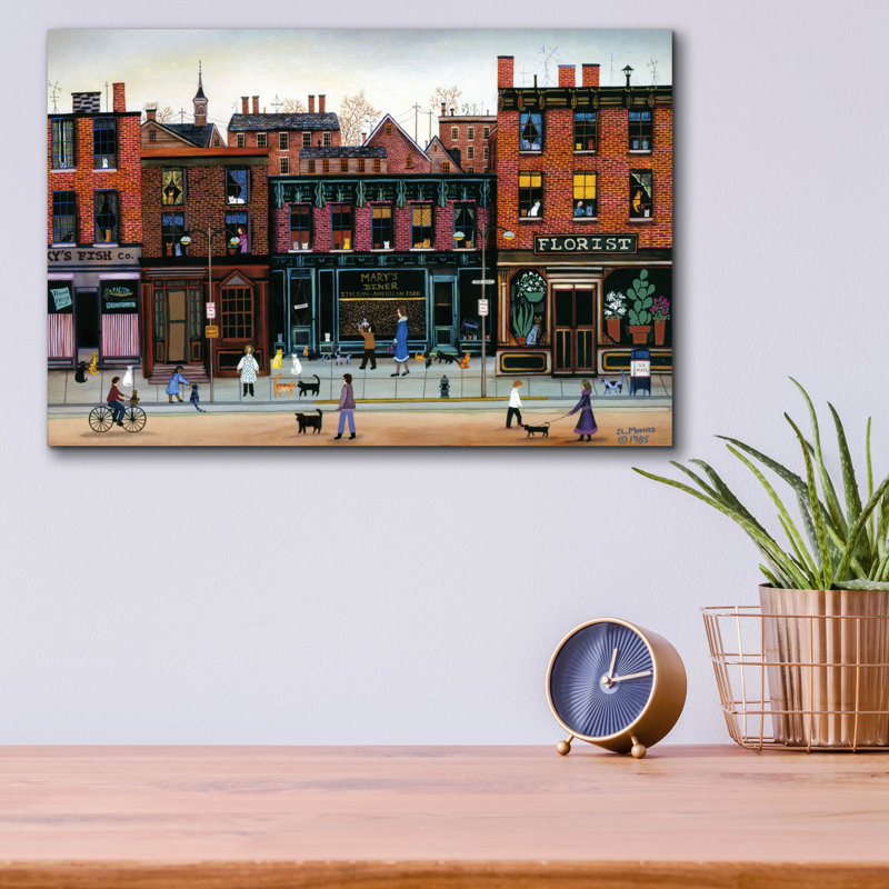  «52 Cats In The Neighbour» par JL Munro, art mural en verre acrylique, 16 po x 12 po