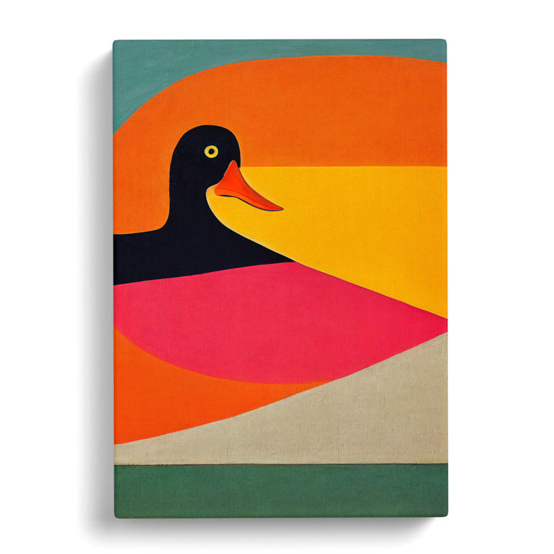 Abstract Duck Vol.5 - Wrapped Canvas, 76cm H x 50cm W x 3cm D