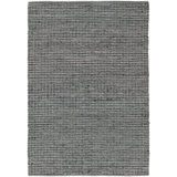 Easton Hand Loomed Plaid Area Rug in Blue/Gray