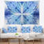 Tapisserie à motif symétrique floral-28502654