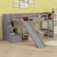 Lit mezzanine avec escalier et glissade-1092662483