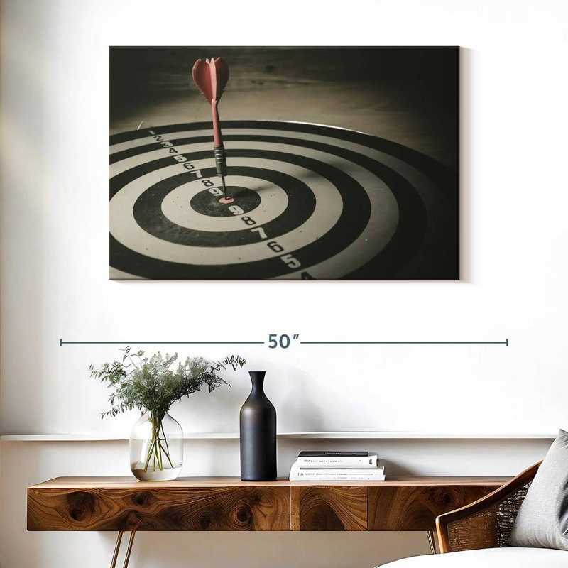 Jeu de fléchettes Senne Bullseye, H 26 po x l 39 po