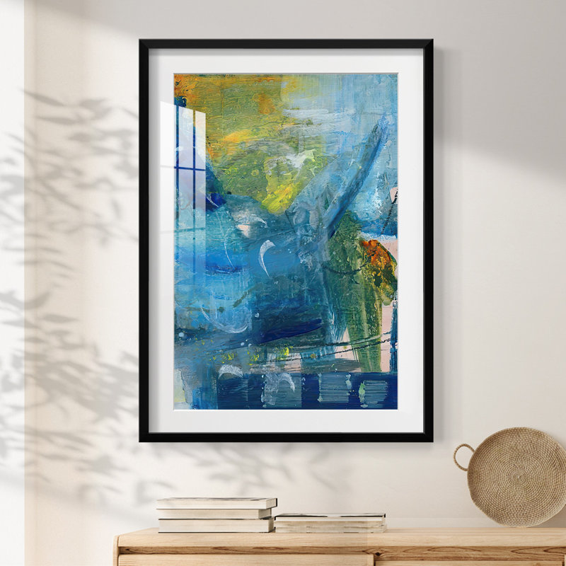 Spring Winds IV - Imprimé encadré, H 28,5 po x l 20,5 po, Noir
