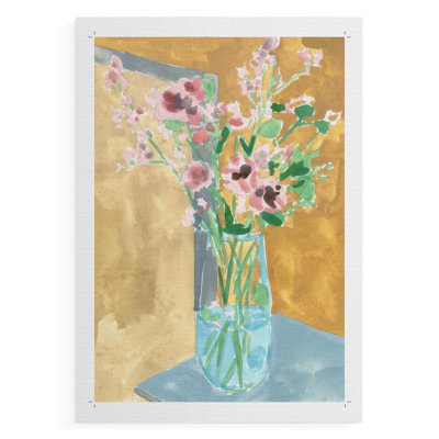 Fleurs en bouteille II - reproduction de toile seulement - non encadrée
