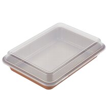 GoodCook Nonstick Steel Covered Cake Pan with Lid, 9'' x 13