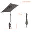 Parasol de marché carré 78 po Rukhsaar-1101683495