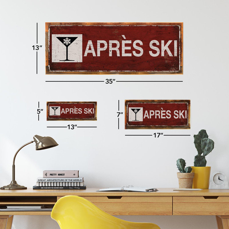 Framed Après Ski Sign