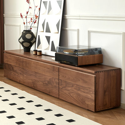 High-quality Walnut Wood TV Stand