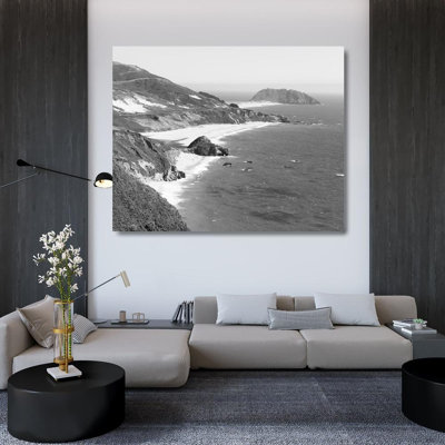 Reproduction d'art sur toile Beachcrest Home ™ Highsmith, Carol: Pacific Coast Highway Scenic