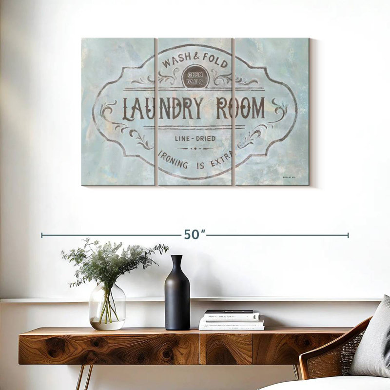Plaque murale Kema Laundry Day, H 24 po x l 38 po