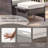 Emilka Wicker Outdoor 2pcs Ottoman with Soft Cushion-909906994