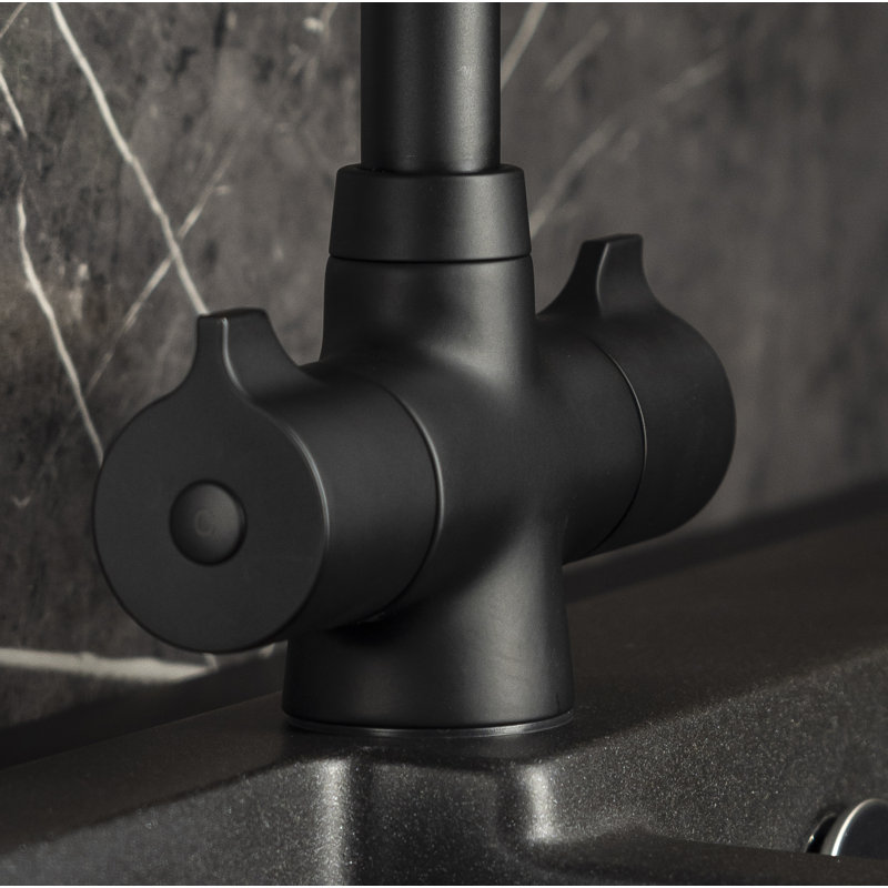 Abode Designs Crescendo Kitchen Faucet, Matt Black