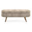 Repose-pieds moderne, banc de rangement ovale, banc de chambre-1202770296