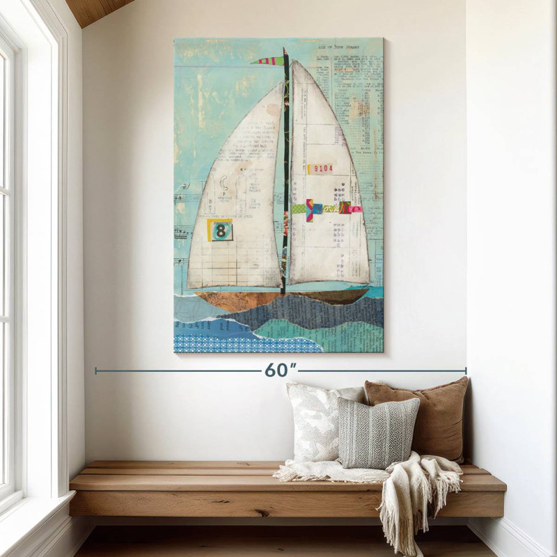 Mehar At The Regatta III, 51" H x 34" W