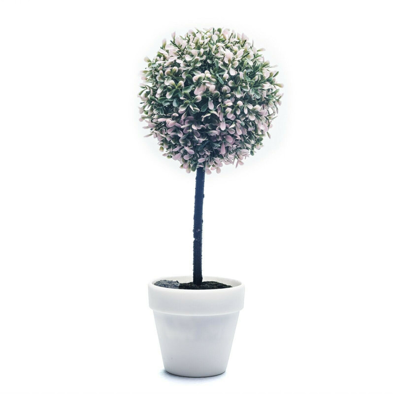 Faux Tree in Ceramic Pot, 45cm H x 18cm W x 18cm D