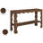 Seyed Burl Veneer Console Table-647462347