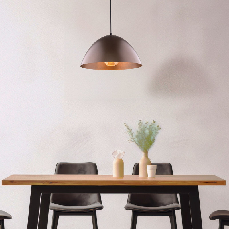 Luminaire suspendu noir FARO M, Brun